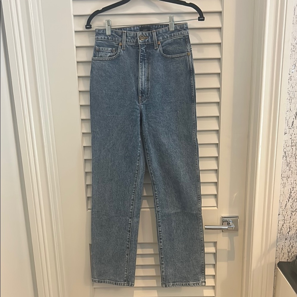 Khaite Abigail Classic Blue Denim Jeans size 27
